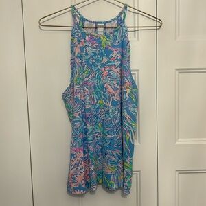 Lilly Pulitzer ruffle tank top